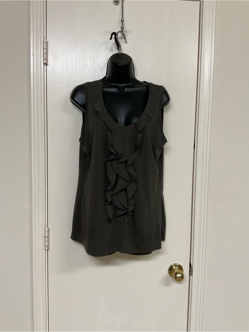 Ann Taylor Ruffled Sleeveless Camisole